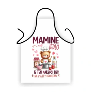 Biela zástera Mamine jedlo je ten najlepší liek na všetky problémy Zástera - Mamine jedlo